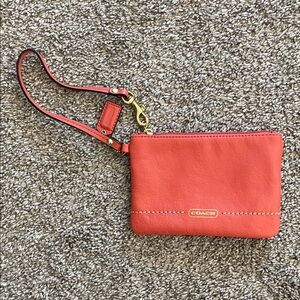Coach Coral Wristlet